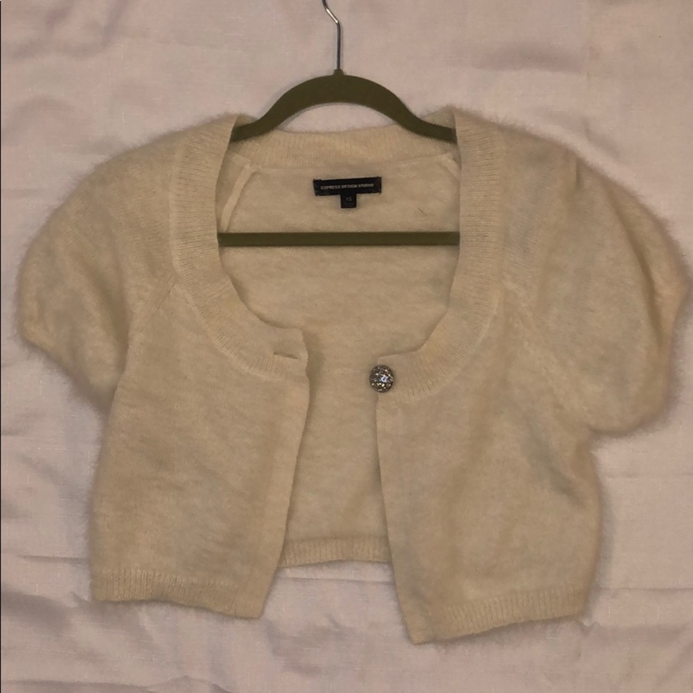 Cropped short Sleeve sweater